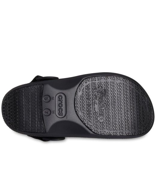 CROCSTM Black Classic Work Clogs for men