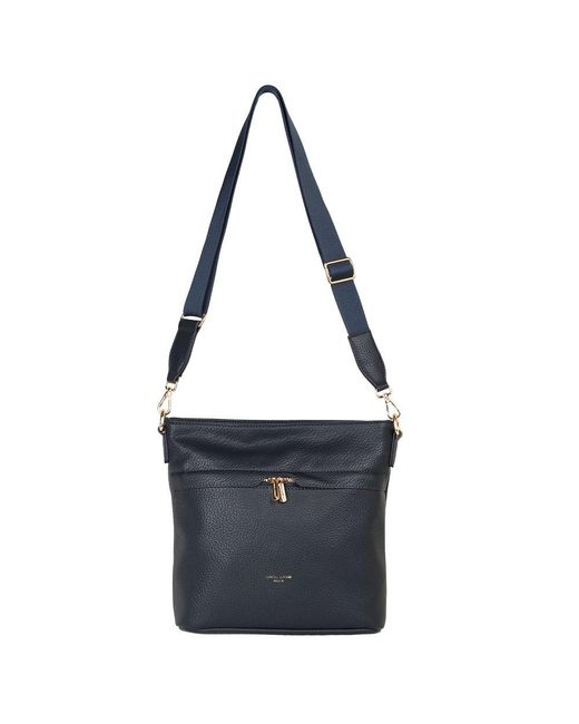 David Jones Blue Nice Iii Messenger Bag