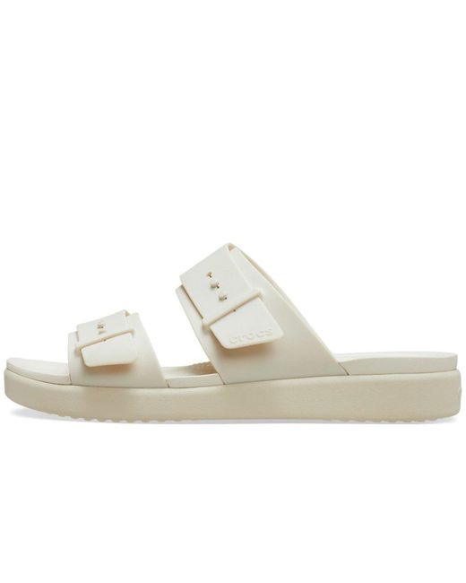 CROCSTM Metallic Brooklyn Buckle Low Sandals