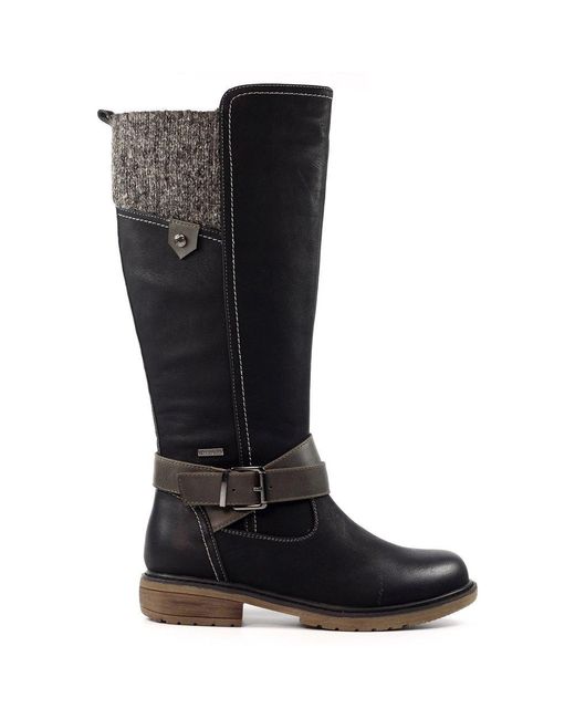 Lunar (GRS) Black Vanna Waterproof Long Boots