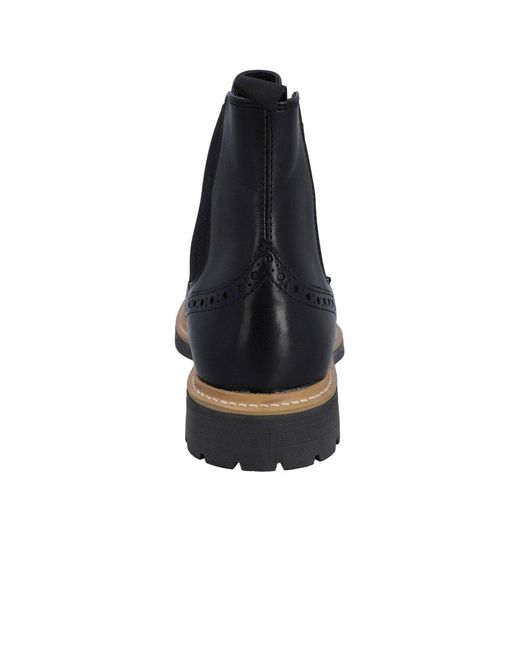 Hunter Blue Cawdor Dealer Brogue Boots for men