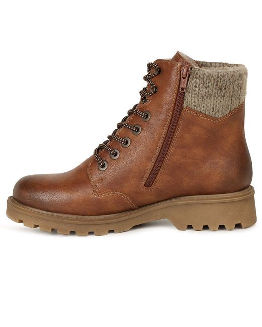 Rieker Brown Ampleforth Ankle Boots