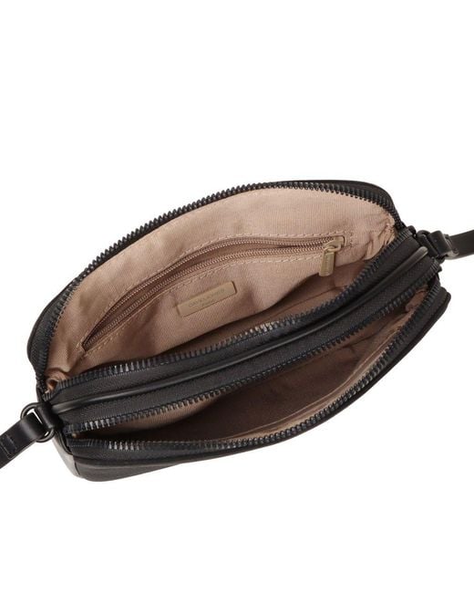 David Jones Black Toulouse Messenger Bag