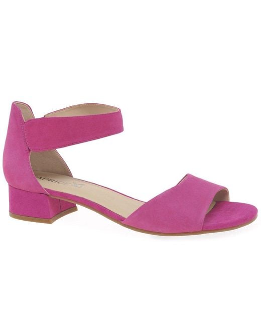 Caprice Pink Agadir Sandals