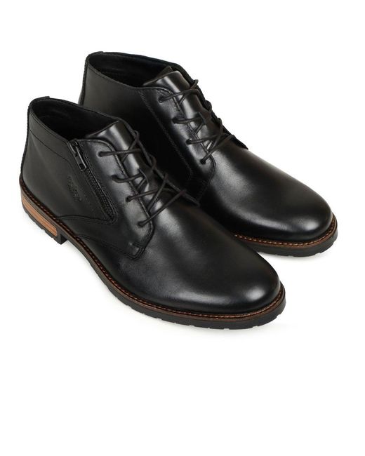 Rieker Brown Topper Boots Colour: 24 Gaucho Lea for men
