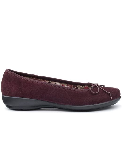 Hotter Purple Sweetie Slippers