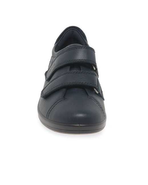 Ecco Blue Soft 2 Strap Casual Trainers