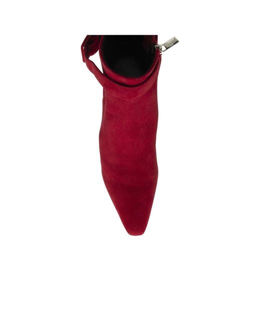 Lotus Red Nadine Ankle Boots