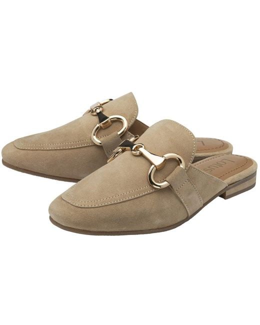 Lotus Brown Taylor Backless Loafers