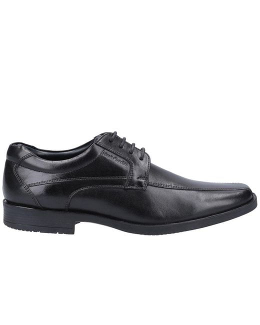 Hush Puppies Black Brandon Lace Up Shoes for men