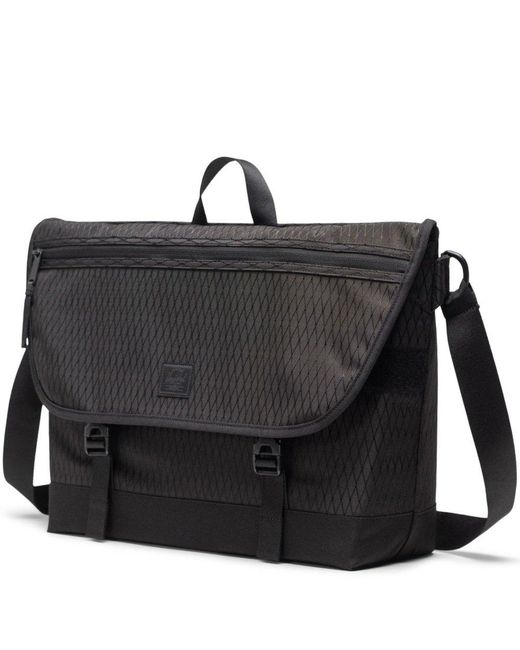 Herschel Supply Co. Black Cove Large Messenger Bag