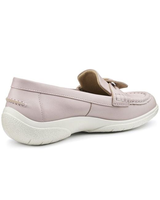 Hotter White Cabana Wide Fit Shoes