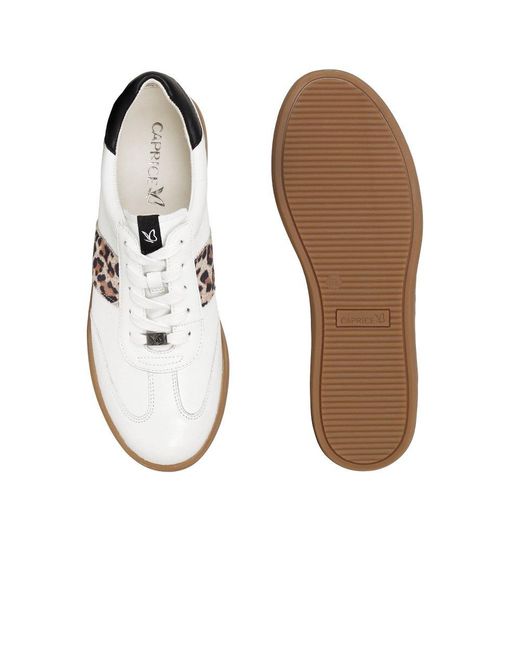 Caprice White Map Trainers