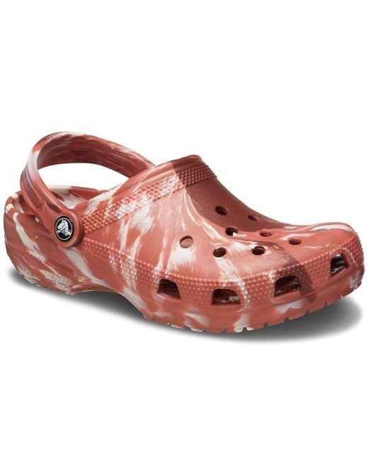 CROCSTM Pink Marble Sandals