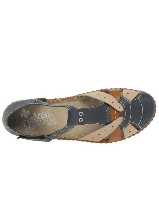Rieker Blue Maria Sandals