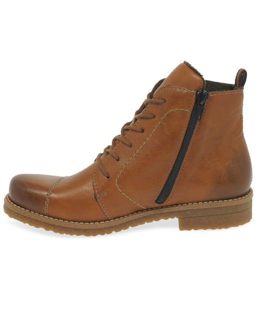 Rieker Brown Guide Ankle Boots
