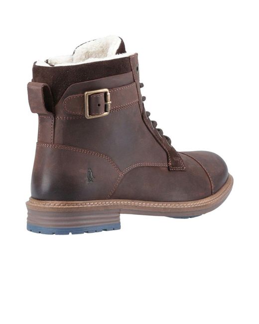 Hush Puppies Brown Jordan Buckle Boots for men