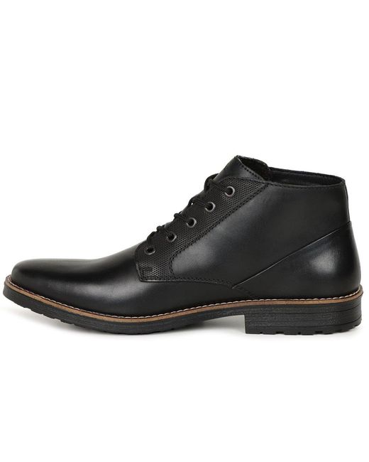 Rieker Black Borne Boots for men