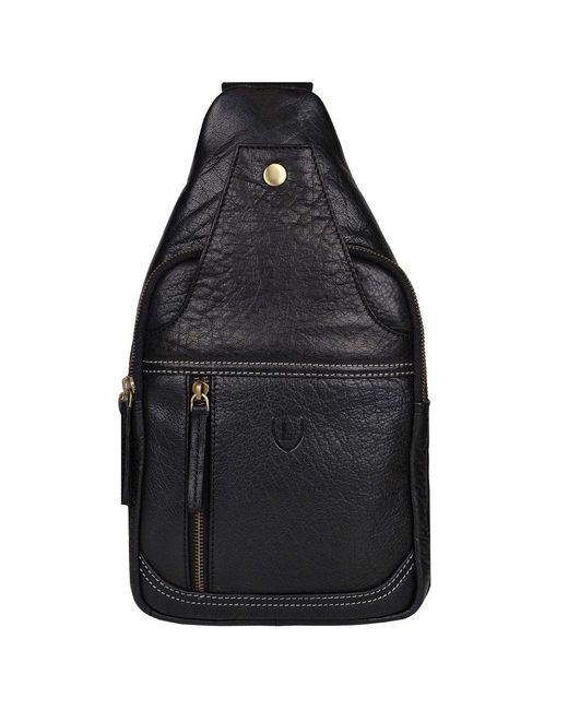 Lakeland Leather Black Keswick Sling Bag