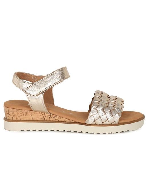 Gabor Metallic Rose Sandals