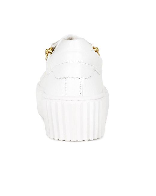 Gabor White Dotcom Trainers