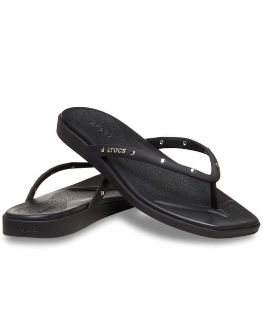 CROCSTM Blue Miami Studded Flip Sandals