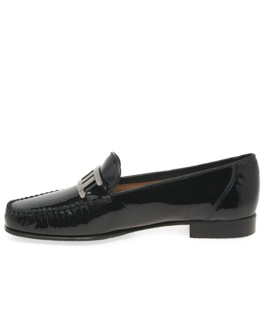 Charles Clinkard Black Patter Moccasins