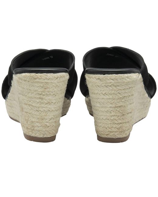 Ravel Black Morley Wedge Sandals