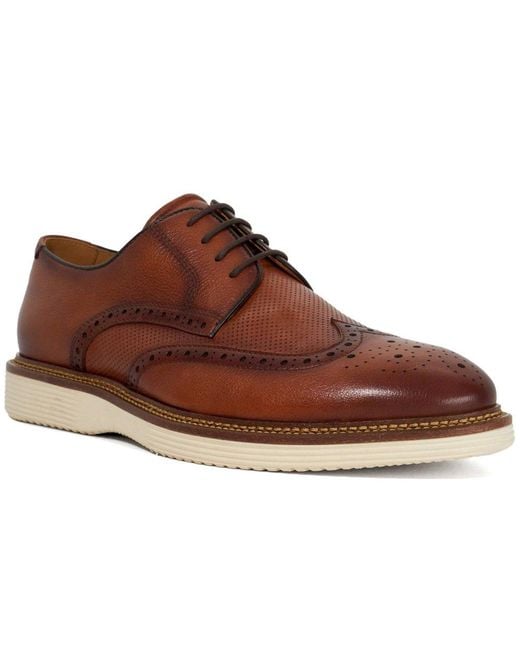 Dune Brown Dun Dsv Benidictus Classic Shoes for men