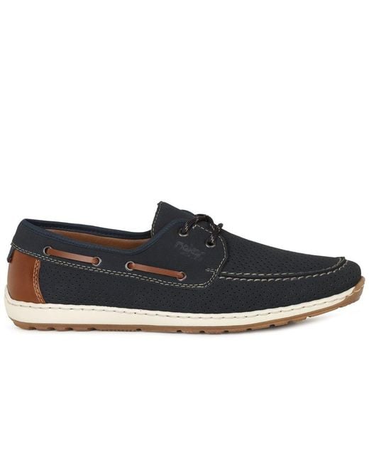 Rieker Blue Anchor Boat Shoes for men