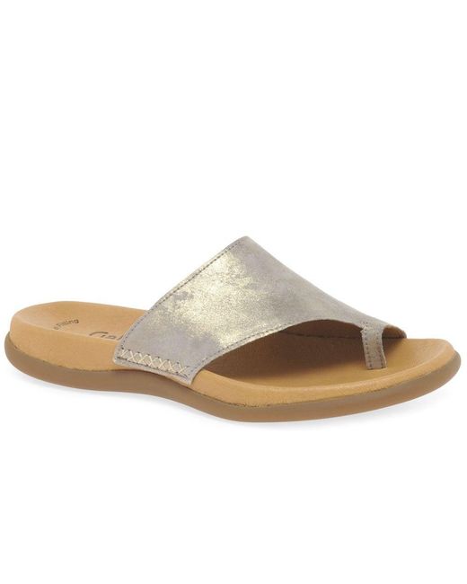 gabor lanzarote slip on sandals