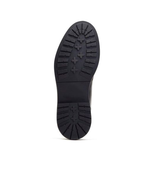 Base London Black Dealer Brogue Boots for men