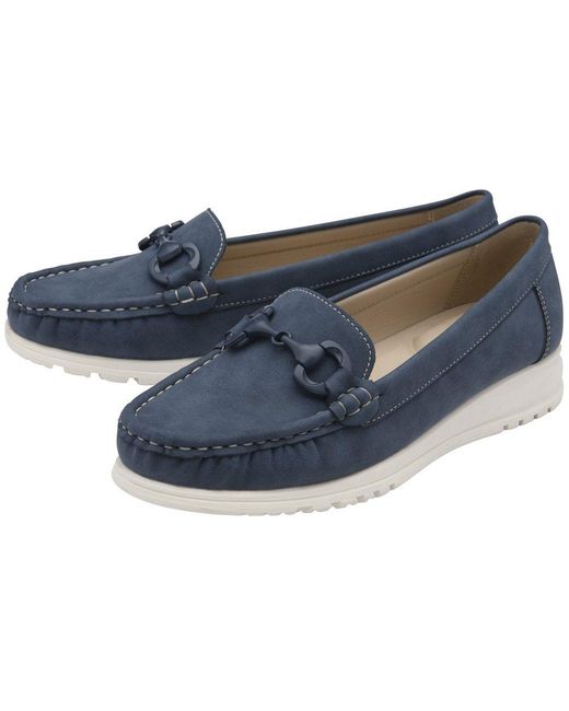Lotus Blue Symi Loafers