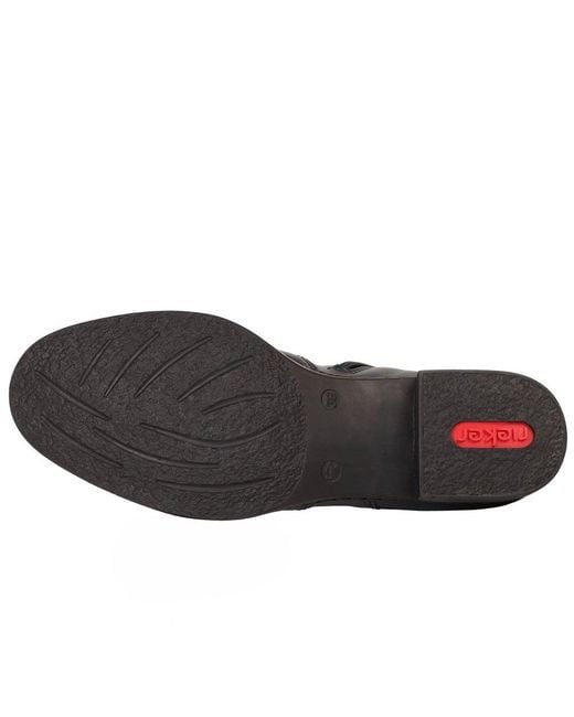 Rieker Black Cawood Ankle Boots