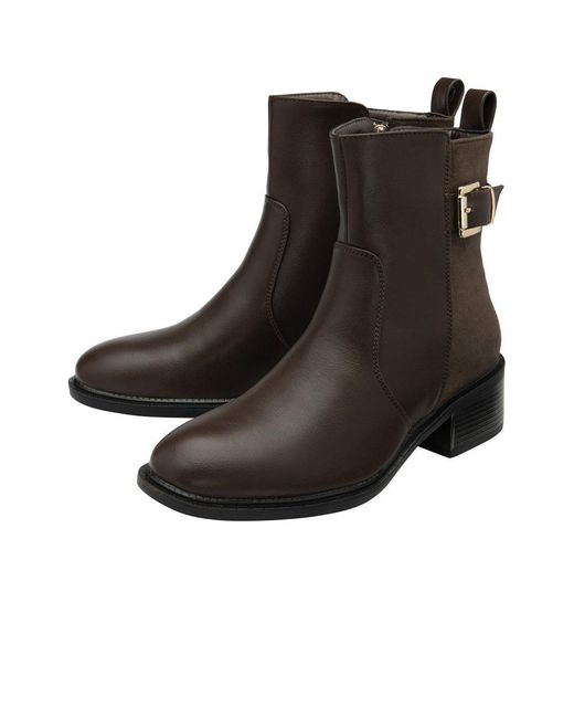 Lotus Black Alannah Ankle Boots