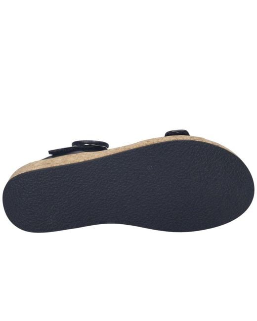 Josef Seibel Blue Evita 05 Wedge Sandals (Schwarz)