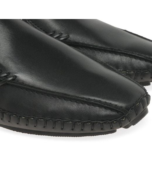 Pikolinos Black Slide Slip On Leather Shoes