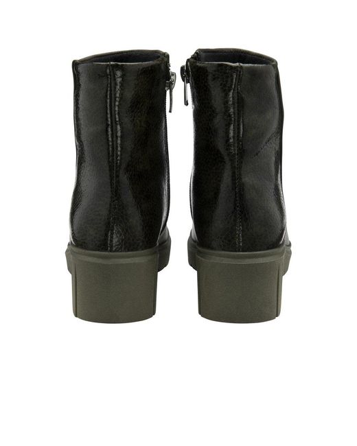 Lotus Green Adlee Ankle Boots