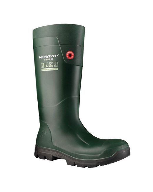 Dunlop Fieldpro Full Safety Wellingtons in Green for Men | Lyst UK