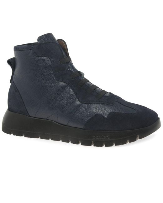 Wonders Blue England Sport Ankle Boots