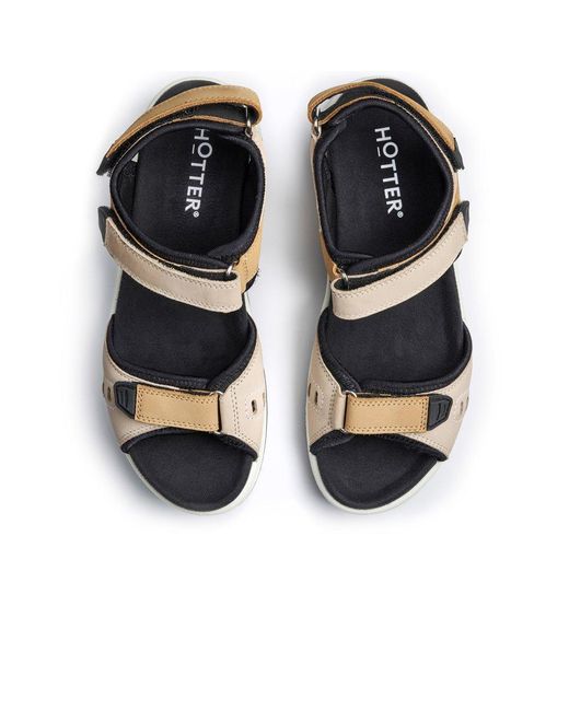 Hotter Blue Walk Ii Wide Fit Sandals