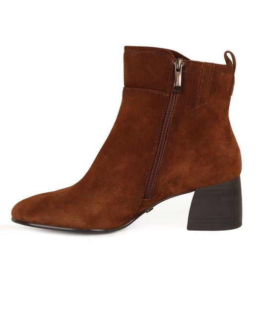 Tamaris Brown Hawthorn Ankle Boots