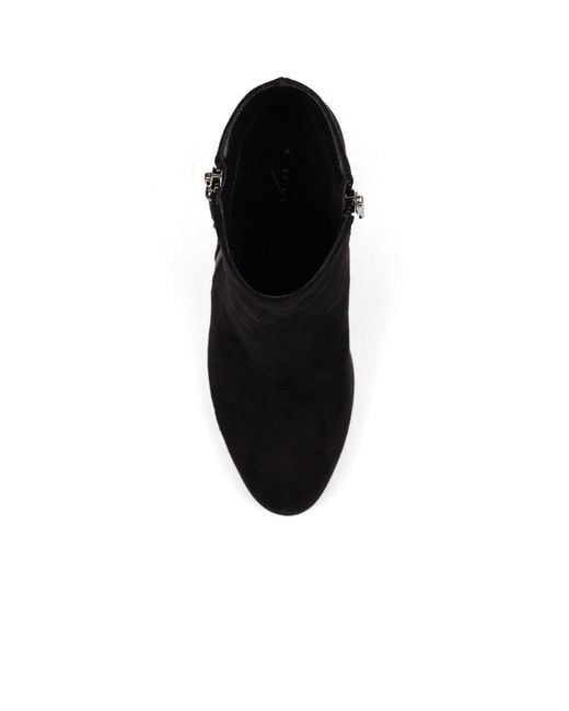 Lunar Black Switch Ankle Boots