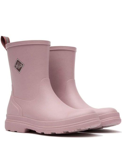 Muck Boot Purple Rainscape Mid Wellingtons