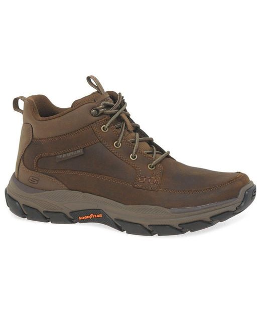 Skechers Respected Boswell Walking Boots Colour Cdb in Brown for Men Lyst UK
