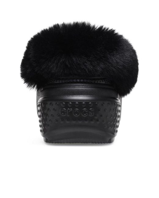 CROCSTM Black Stomp Lined Clog
