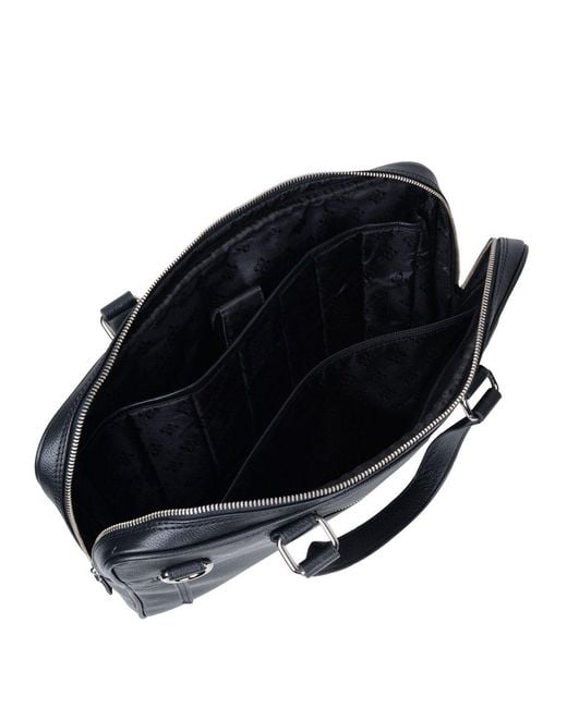 Lakeland Leather Black Lorton Laptop Bag