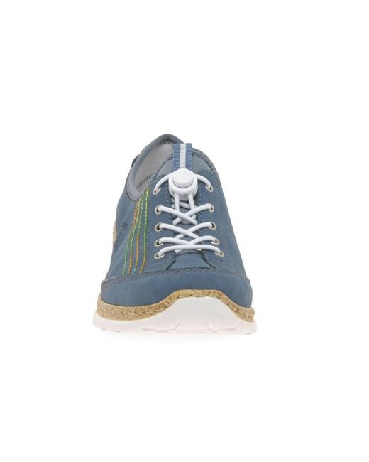 Rieker Blue Ripple Trainers