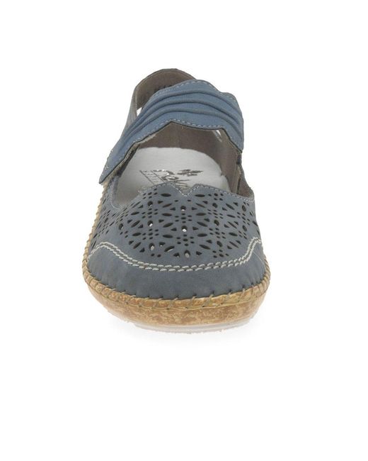 Rieker Blue Deloris Shoes