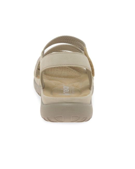 Rieker Blue Locket Sandals